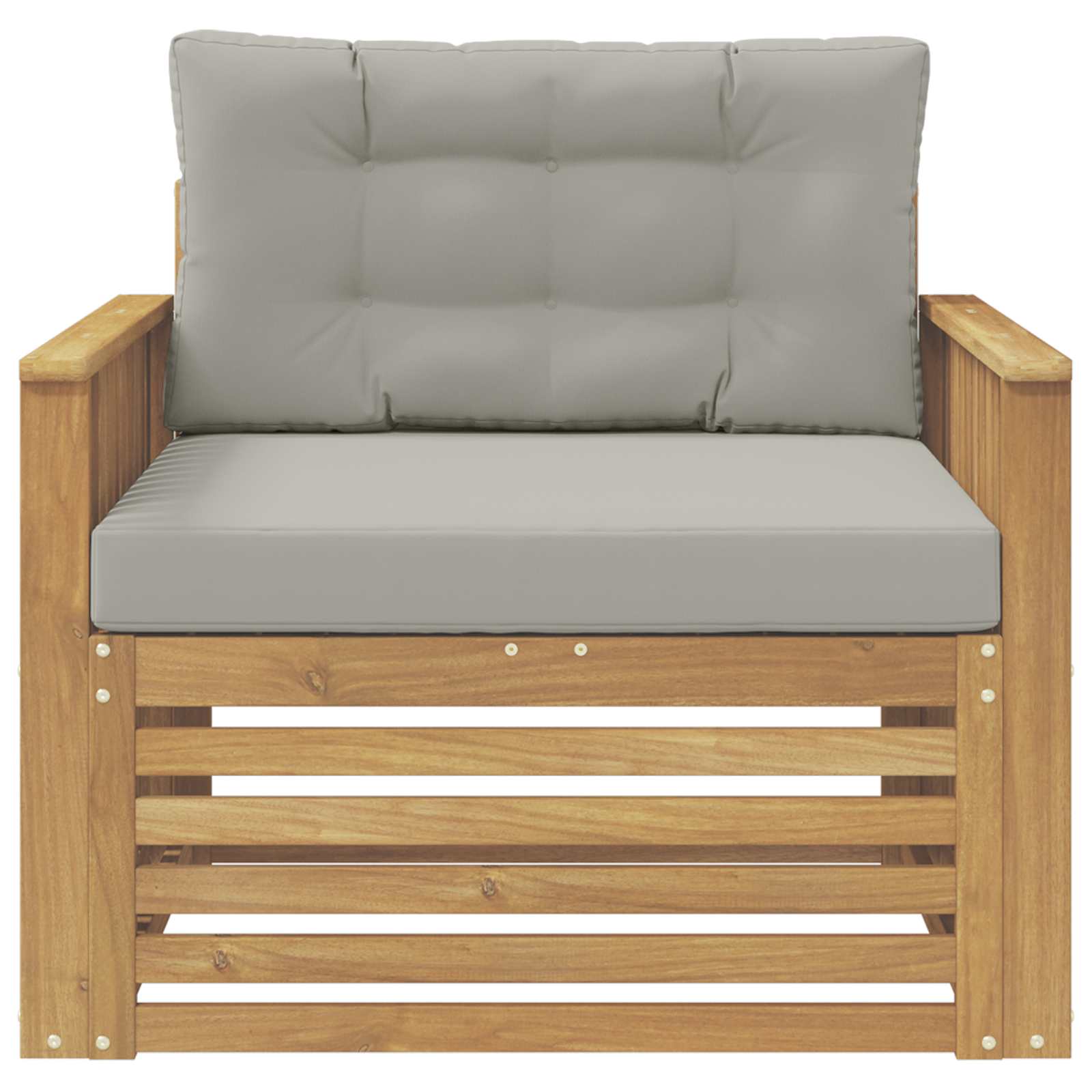 2 Stück Outdoor-Sofa Natur