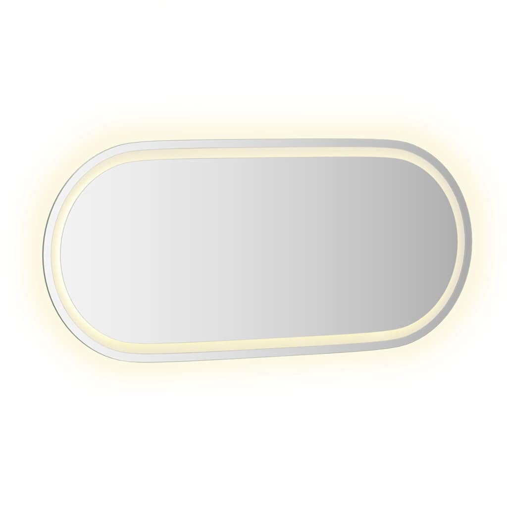 LED-Badspiegel 40x15 cm Oval