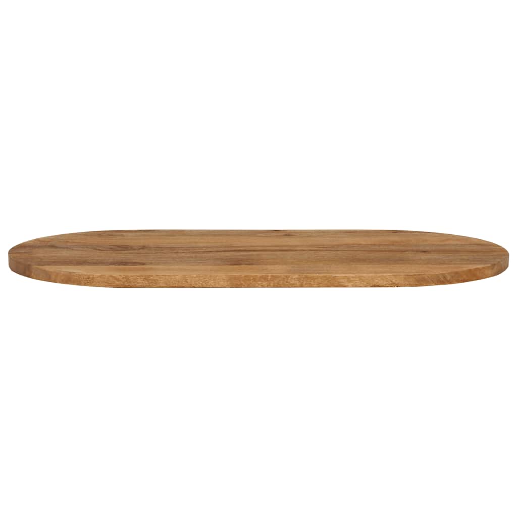 Tischplatte 110x40x2,5 cm Oval Massivholz Mango