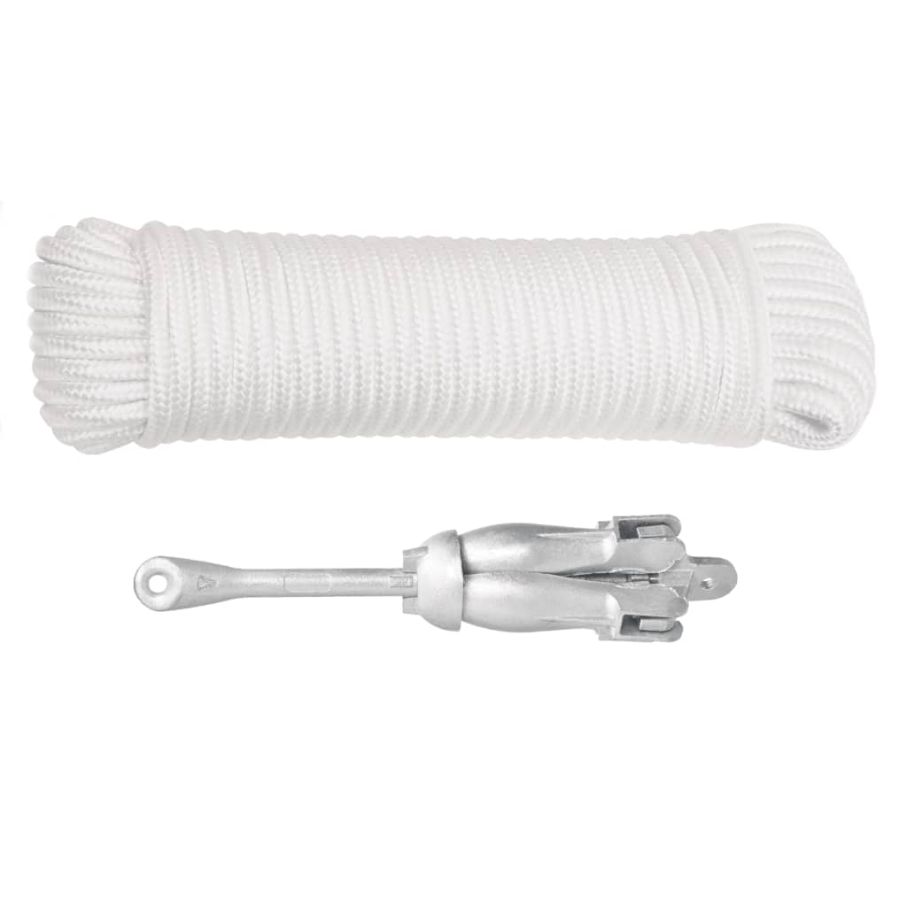 Klappanker Silber 0,7 kg Feuerverzinktes Gusseisen