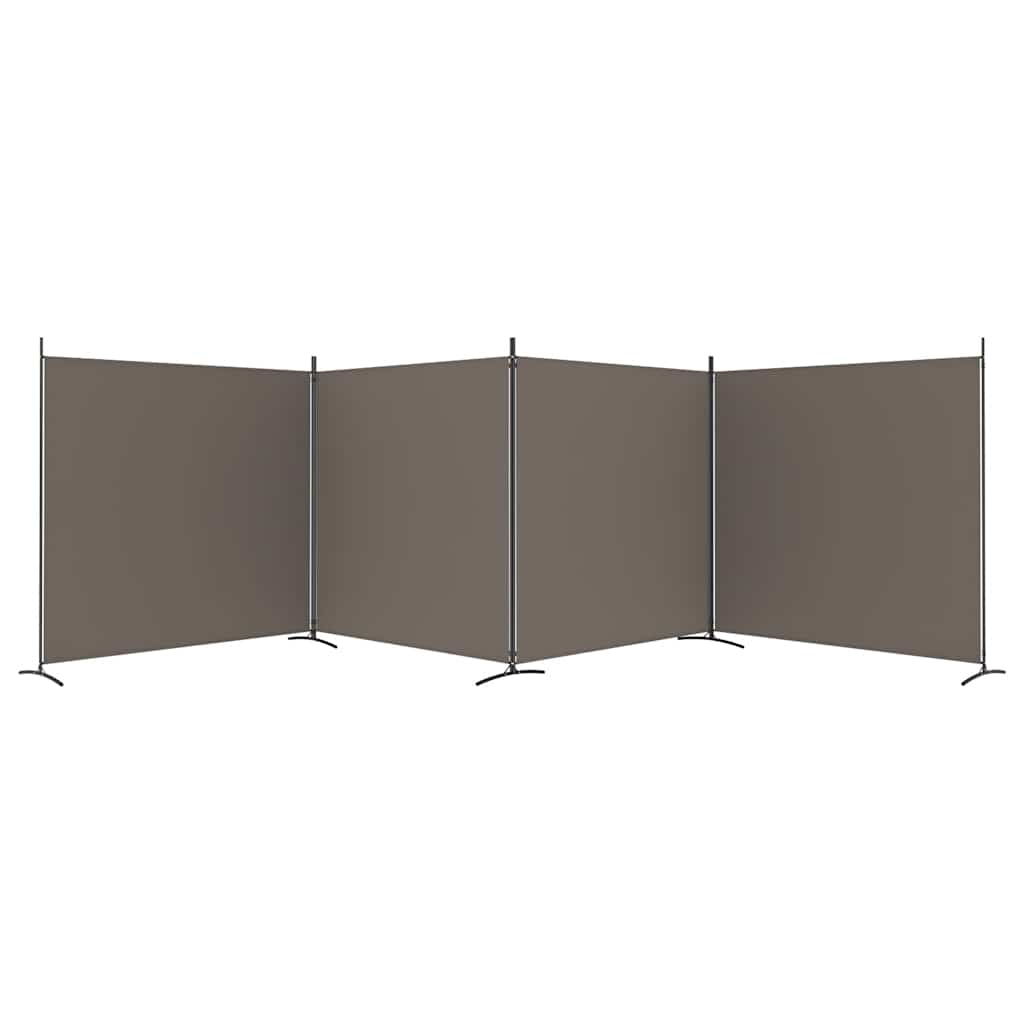Einzel Panel Raumteiler Beige 175 x 180 cm Stoff
