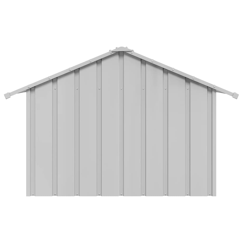 Hundehütte mit Dach 85x107x81 cm Verzinkter Stahl