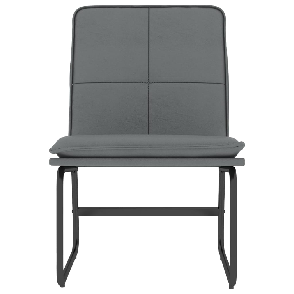 Loungesessel Creme 54x75x76 cm Kunstleder