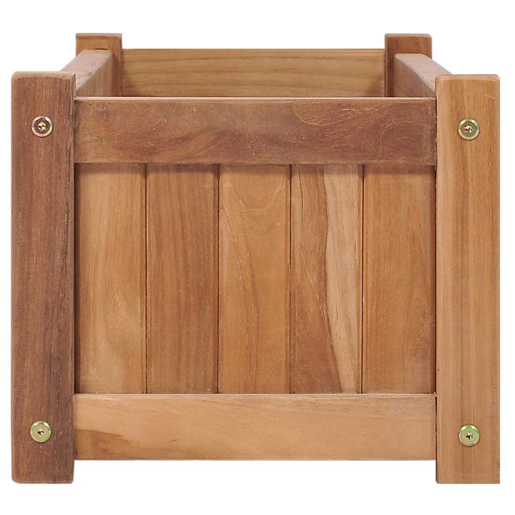 Hochbeet 150x30x25 cm Massivholz Teak
