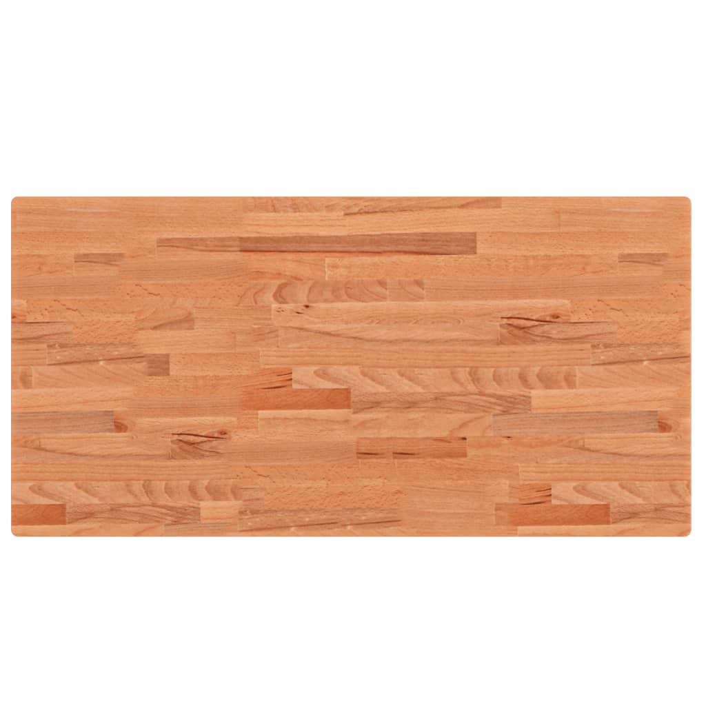 Waschtischplatte 80x40x1,5 cm Massivholz Buche