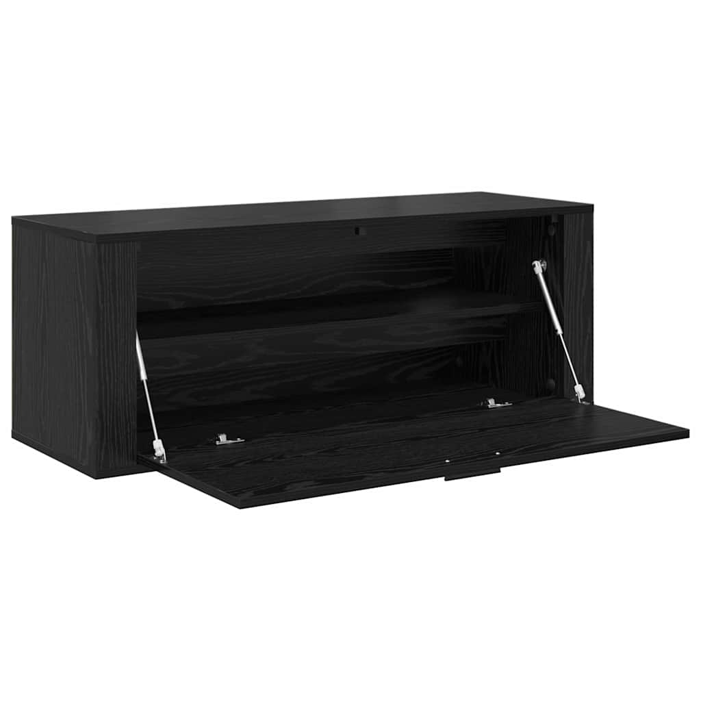 Wand-Schuhschrank Weiß 100x35x38 cm Holzwerkstoff