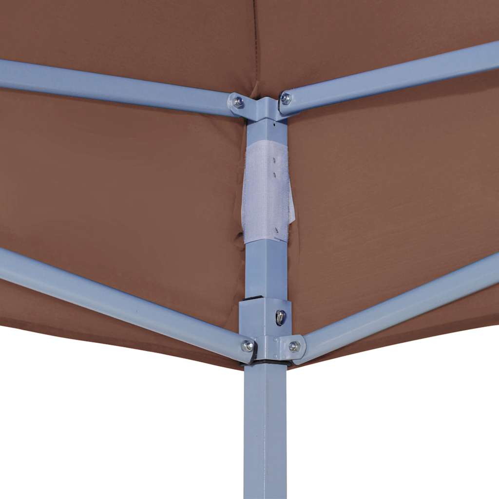 Partyzelt-Dach 3x3 m Beige 270 g/m²