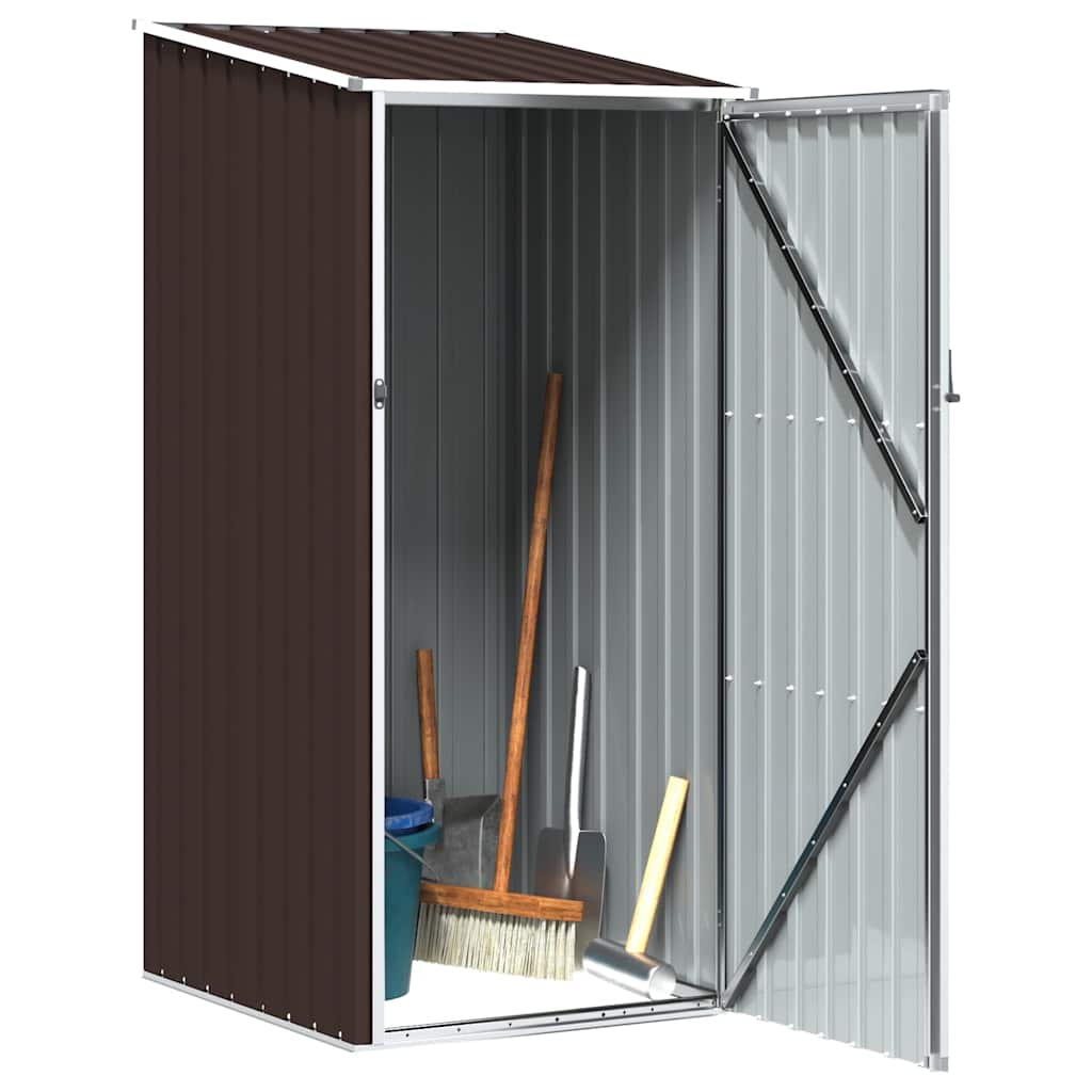 Gerätehaus Grün 87x98x159 cm Verzinkter Stahl