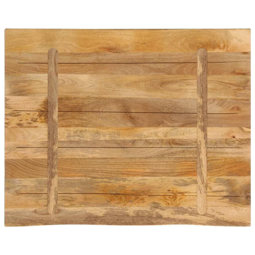 Wandregal 40x20x2,5 cm Rechteckig Massivholz Akazie Baumkante