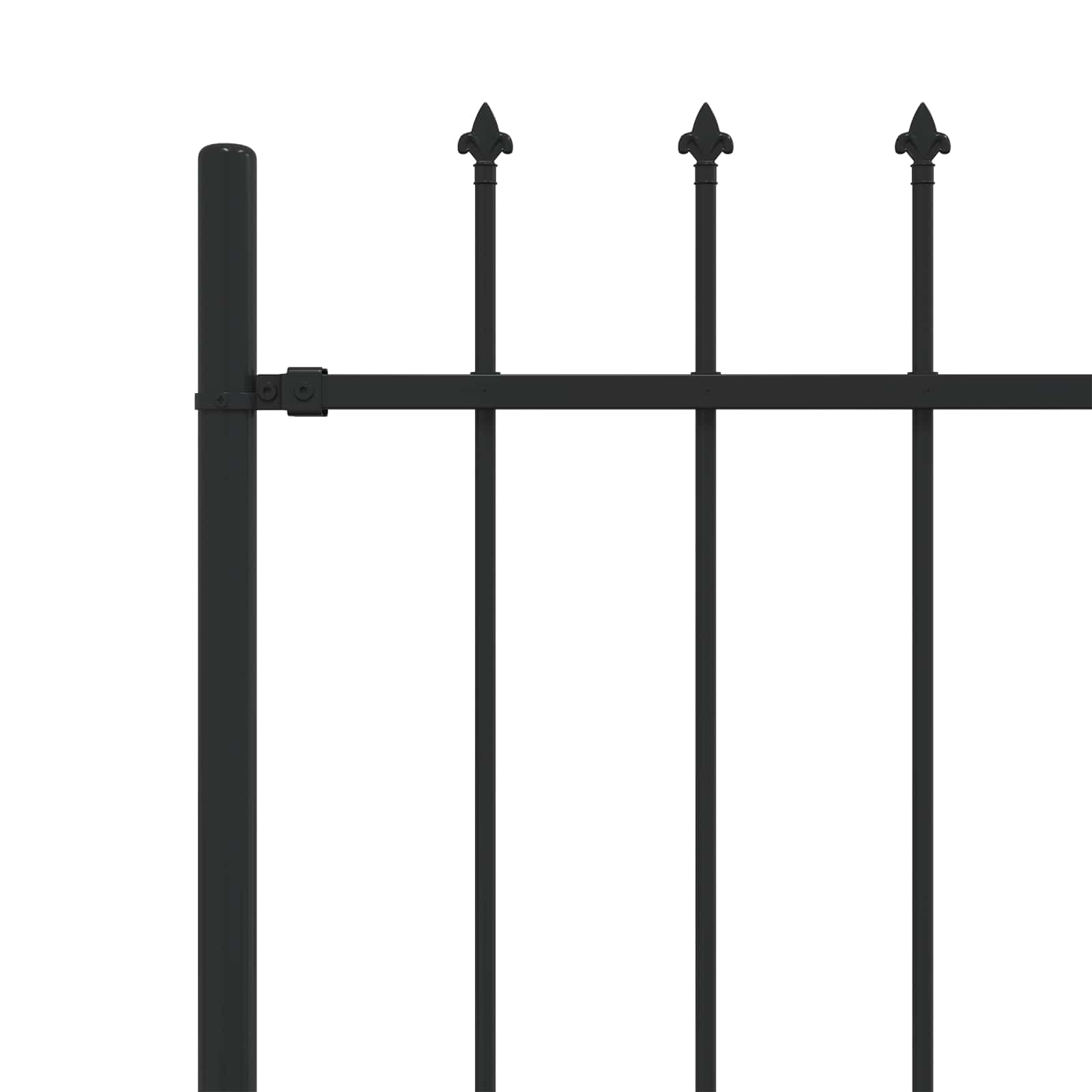 Spießzaun Asten Schwarz