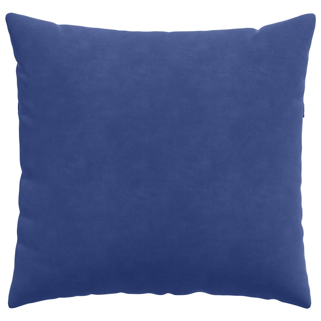 Sofakissen 2 Stück Blau 50 x 30 cm Cordstoff
