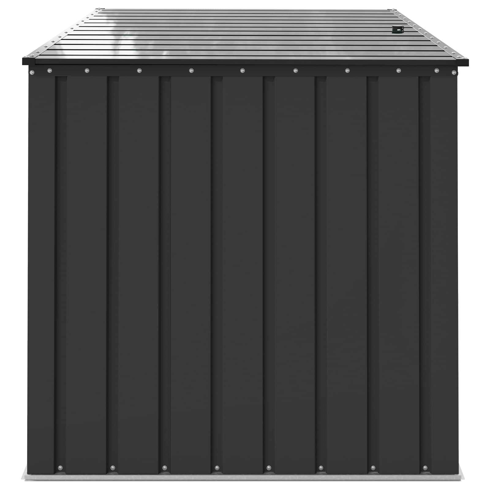 Gartenlagerbox Schwarz 101,5 x 57 x 100,5 cm Stahl