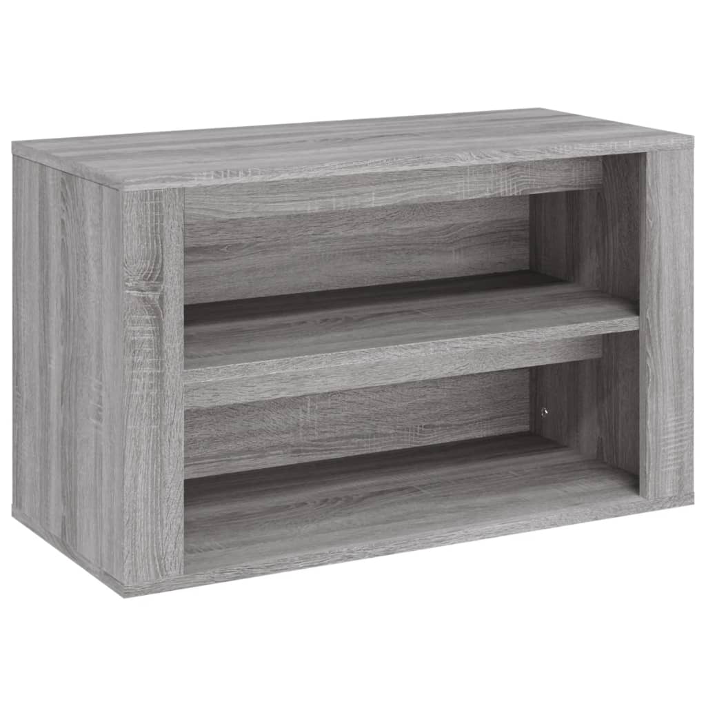 Schuhregal Weiß 75x35x45 cm Holzwerkstoff