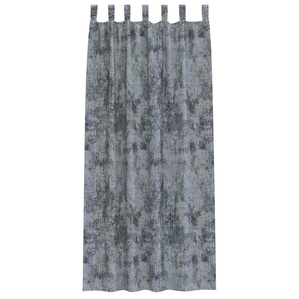 Samtvorhänge mit Vorhängen 2 pcs Weinrot 140 x 140 cm Samt
