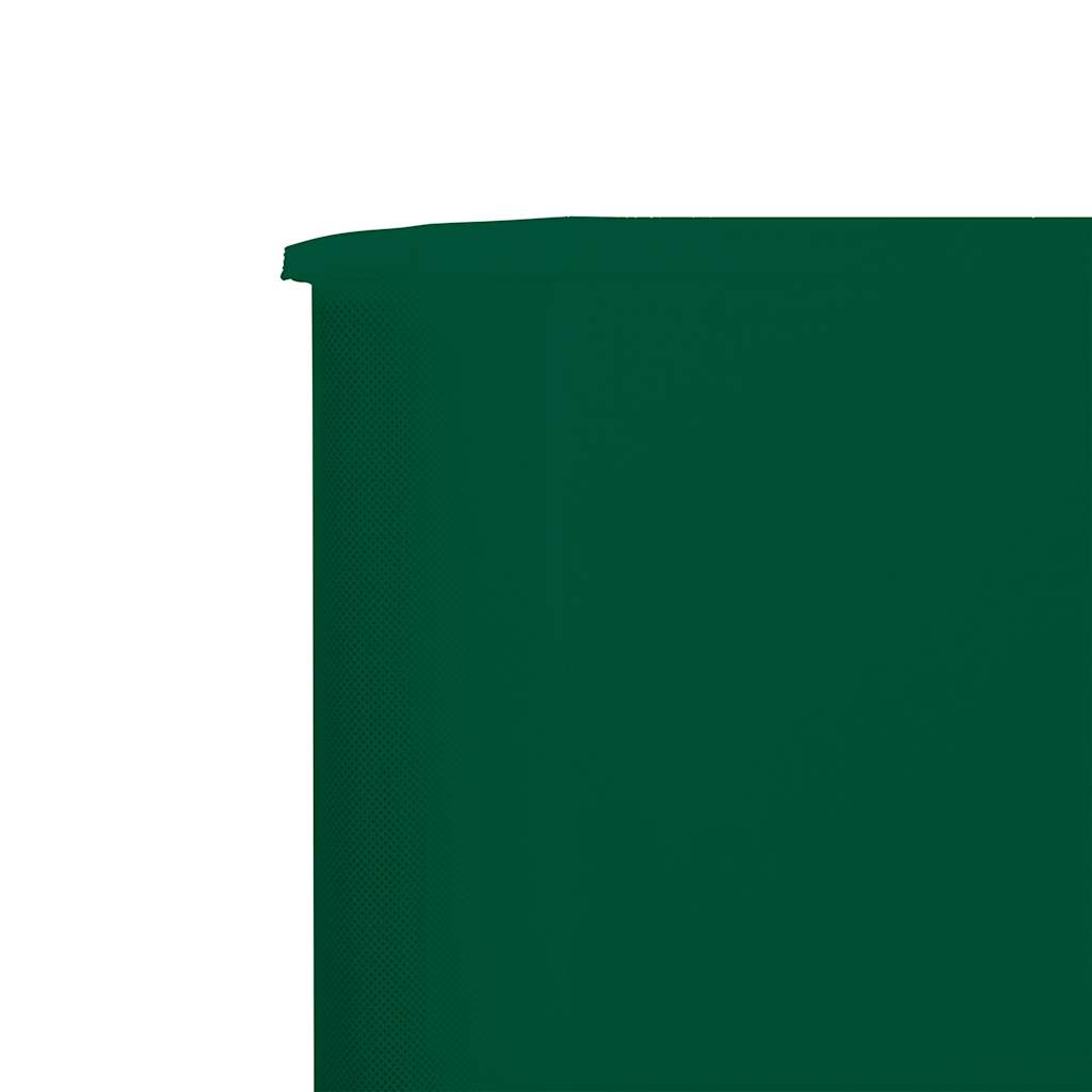 3-teiliges Windschutzgewebe 400 x 120 cm Weiß