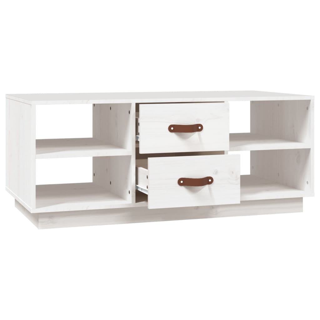 Couchtisch 100x50x41 cm Massivholz Kiefer