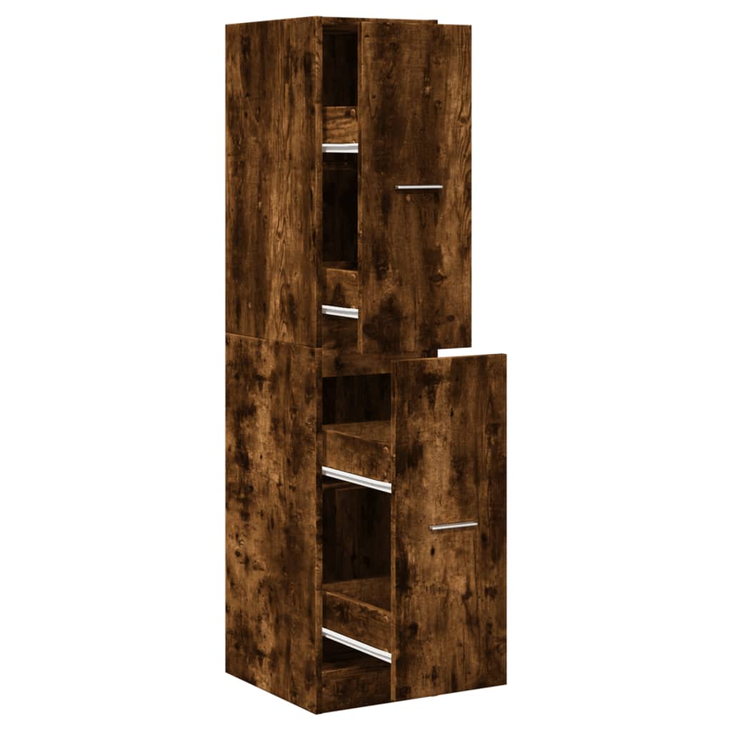 Apothekerschrank Weiß 30 x 41 x 174,5 cm Holzwerkstoff