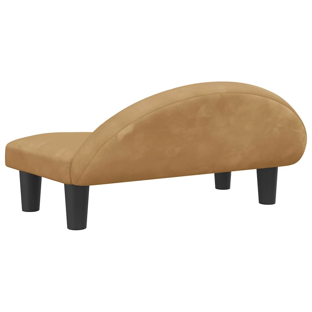 Hundebett Creme 70x52x30 cm Stoff