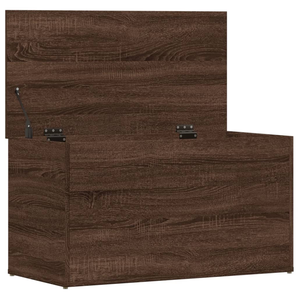 Aufbewahrungstruhe Weiß 84x42x46 cm Holzwerkstoff