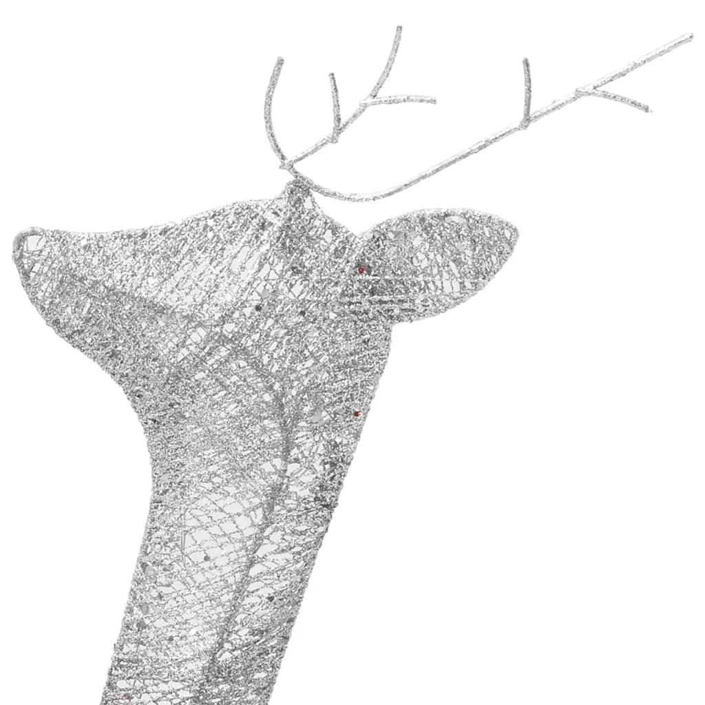 Weihnachtsdeko LED Rentiere 270x7x90 cm Golden Warmweiß