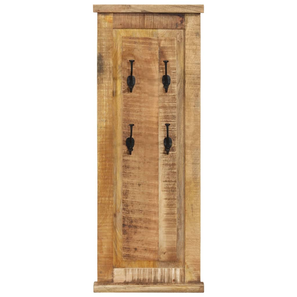 Garderoben 2 Stk. Massivholz Akazie 38x100 cm