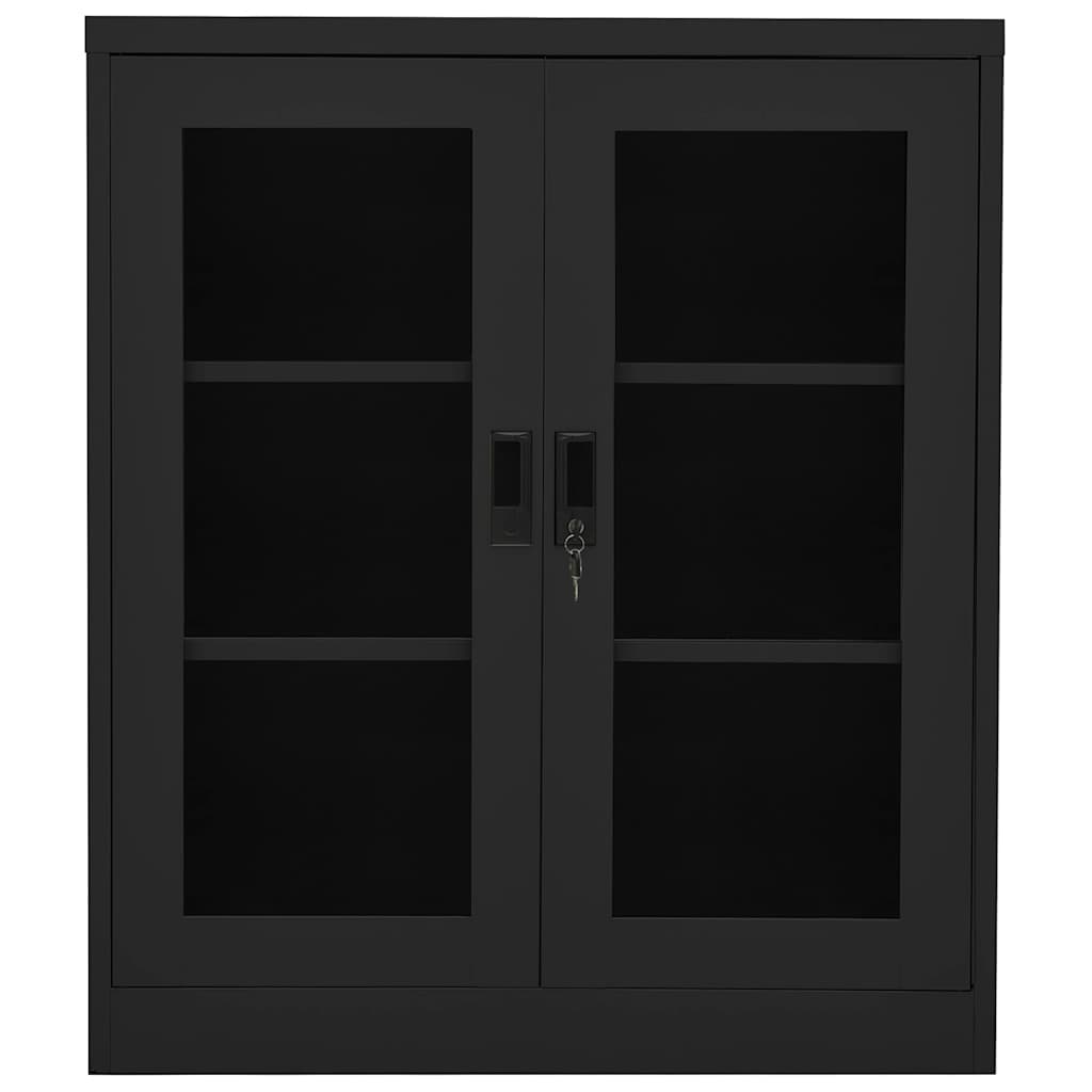 Büroschrank Weiß 90x40x70 cm Stahl