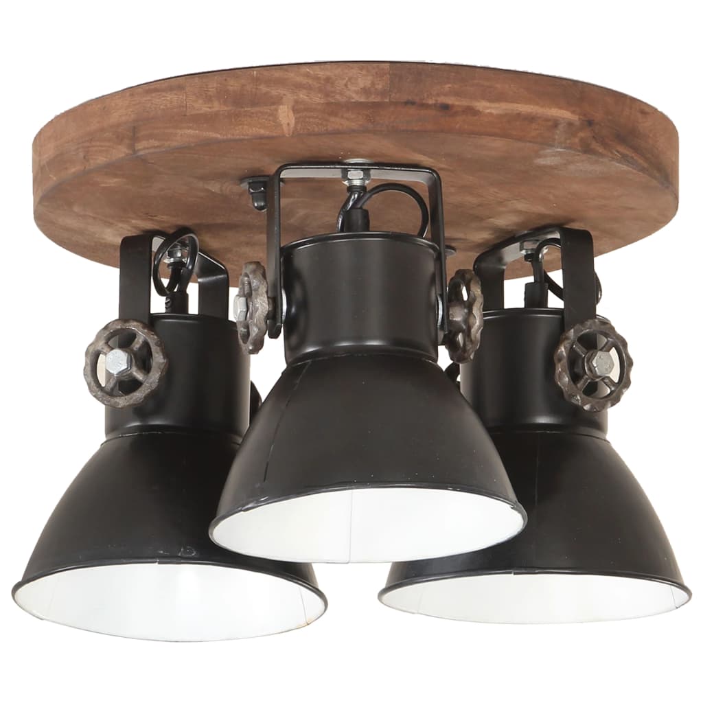 Wandlampe Industriestil Silbern 45x25 cm E27
