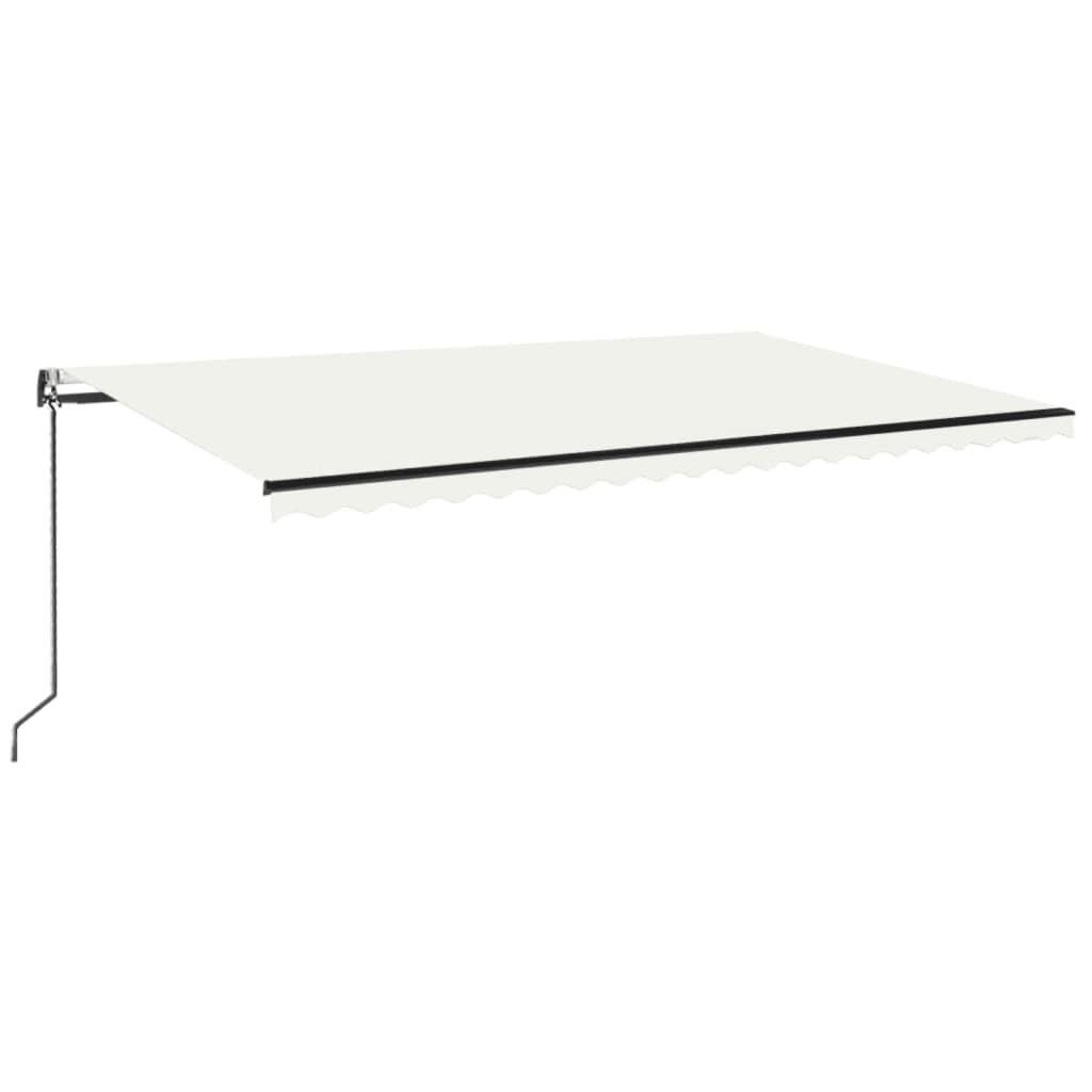 Markise Automatisch Einziehbar 350x250 cm Creme