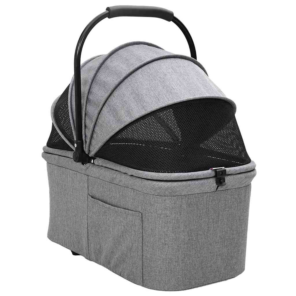 Faltbarer Haustierwagen Rosa 81 x 47 x 99 cm Polyester