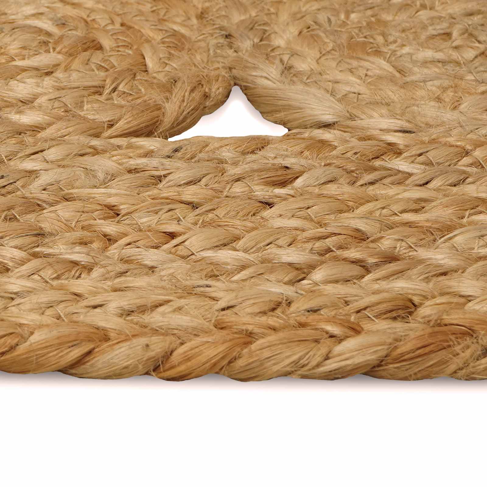 Bereichsteppiche Natur Ø 120 cm Jute