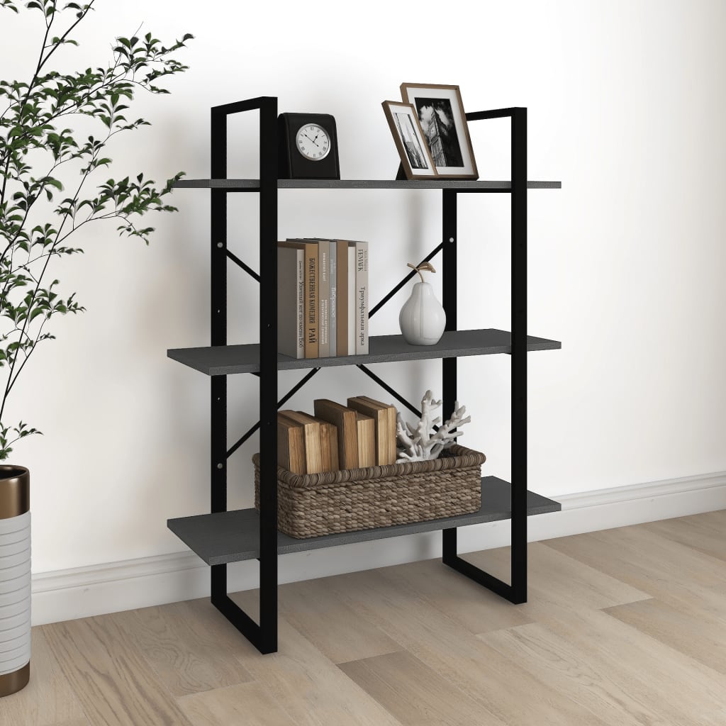Bücherregal Weiß 80x30x105 cm Holzwerkstoff
