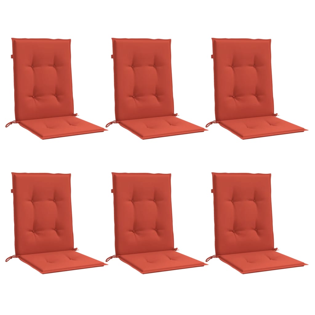 Niedriglehner-Auflagen 2 Stk Melange Anthrazit 100x50x7cm Stoff