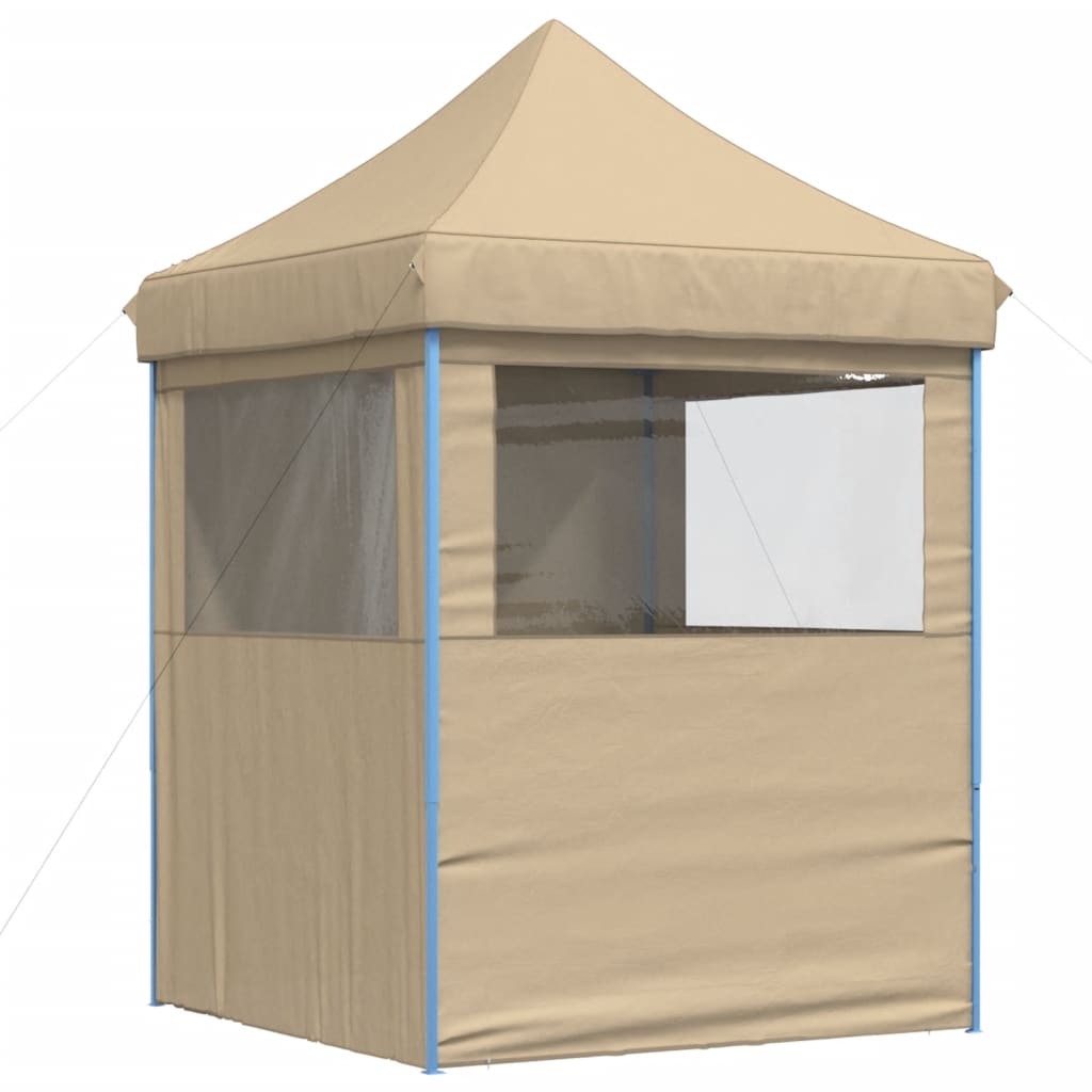 Partyzelt Faltbar Pop-Up Schwarz 200x200x306 cm