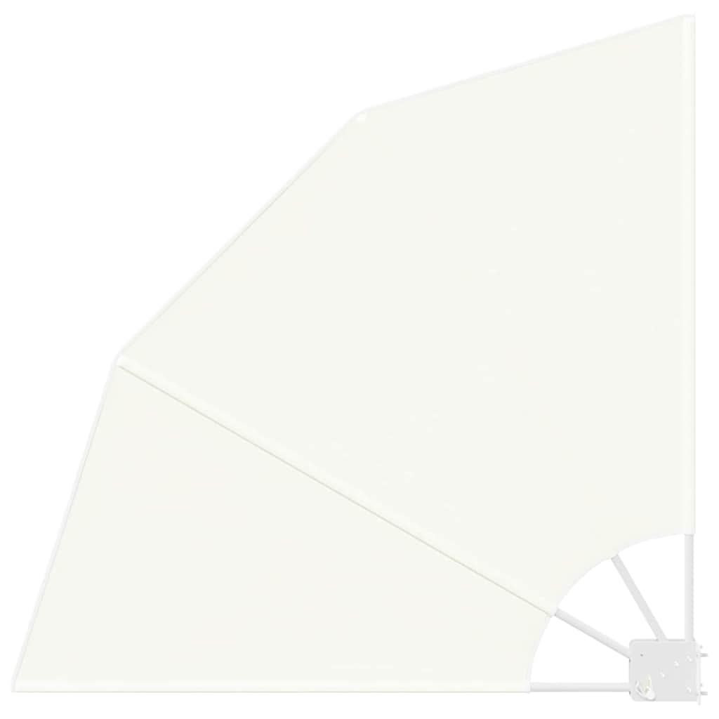 Faltbarer Balkonfächer Grau 210×210 cm