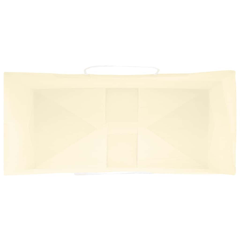 Papiertragetaschen 50 Stk. mit Henkeln Braun 21x11x36 cm