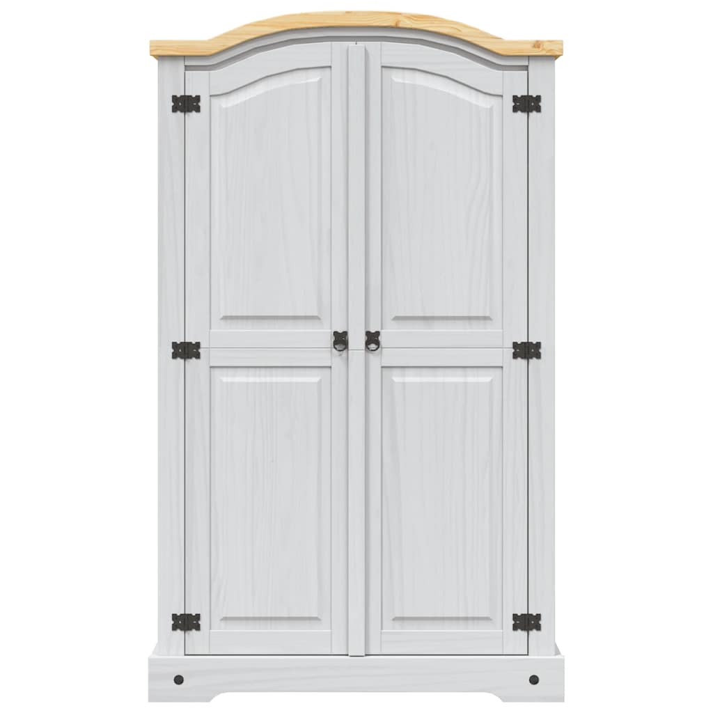 Kleiderschrank Mexiko-Stil Kiefernholz 2 Türen