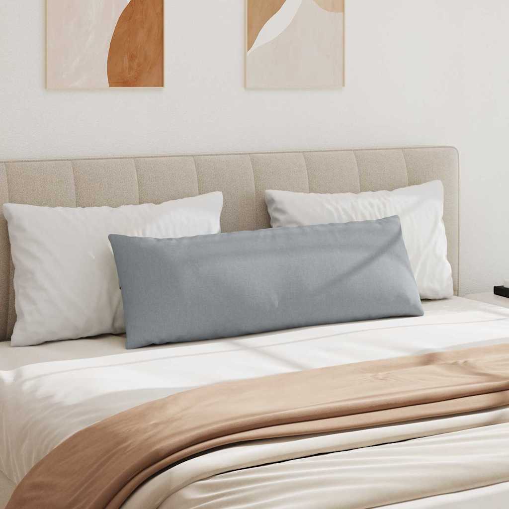 Sofakissen 2 pcs Hellgrau 50 x 30 cm Stoff