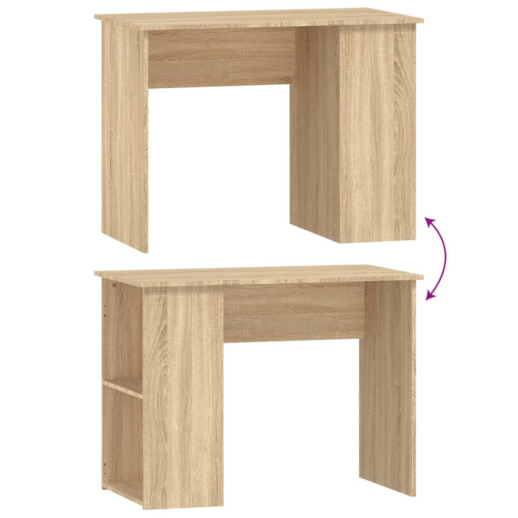Schreibtisch Weiß 100x55x75 cm Holzwerkstoff