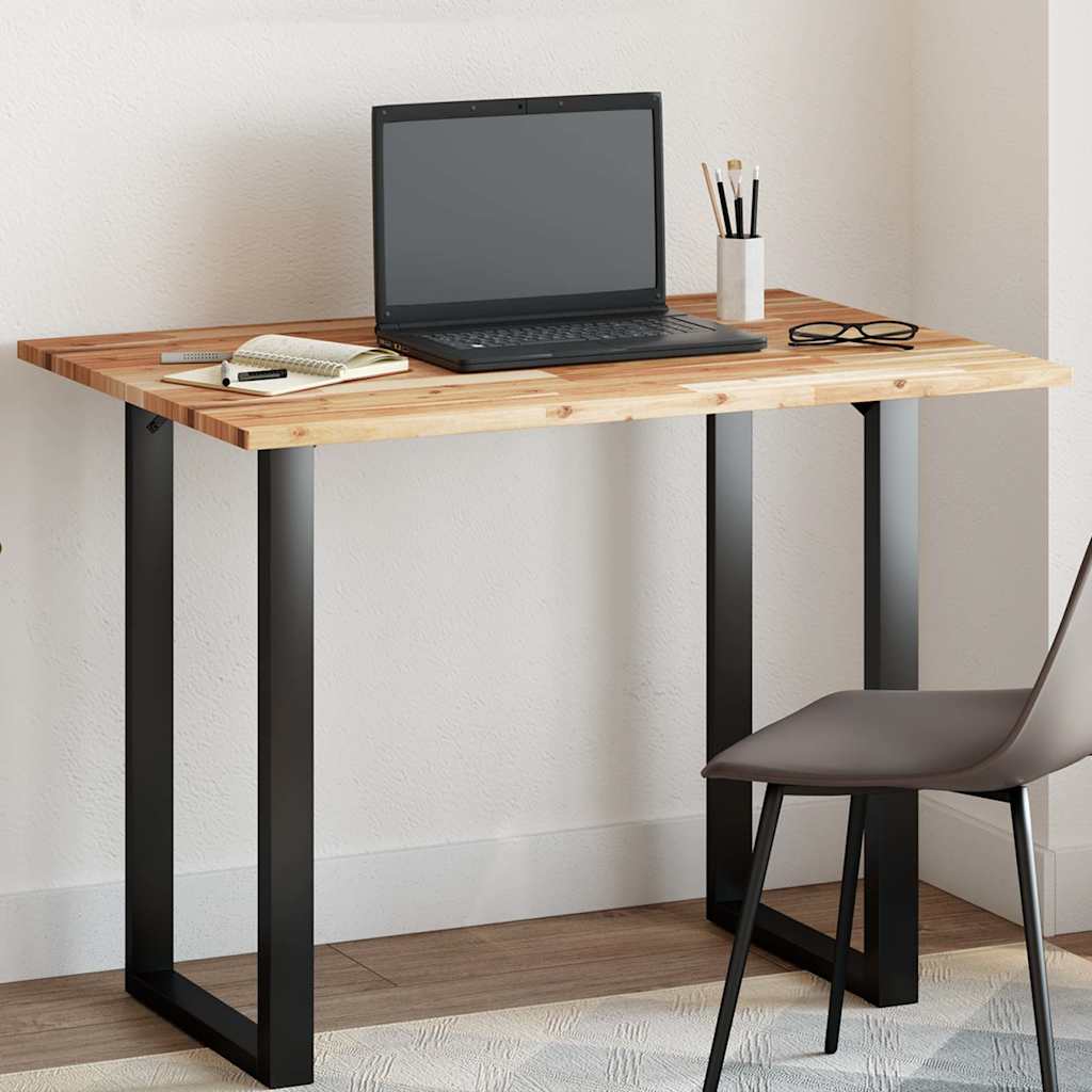 Tischplatte Rechteckig 60x50x2 cm Massivholz Akazie