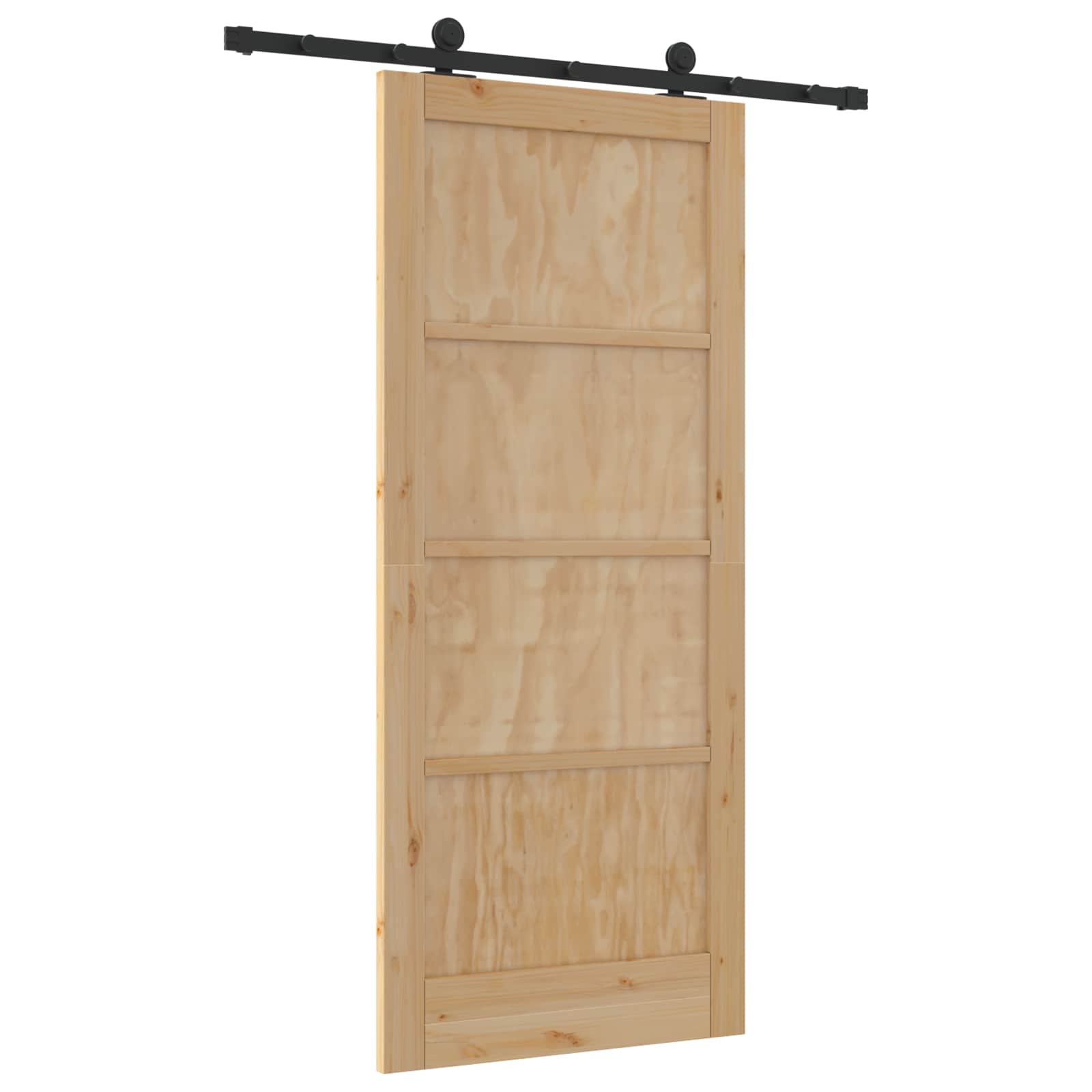 Schiebetür ORKDAL Natur 61 x 198,5 cm Massives Kiefernholz