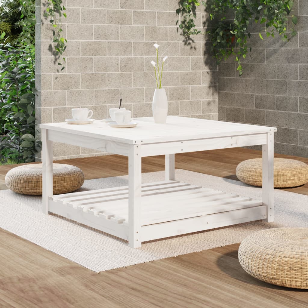 Gartentisch 82,5x50,5x45 cm Massivholz Kiefer