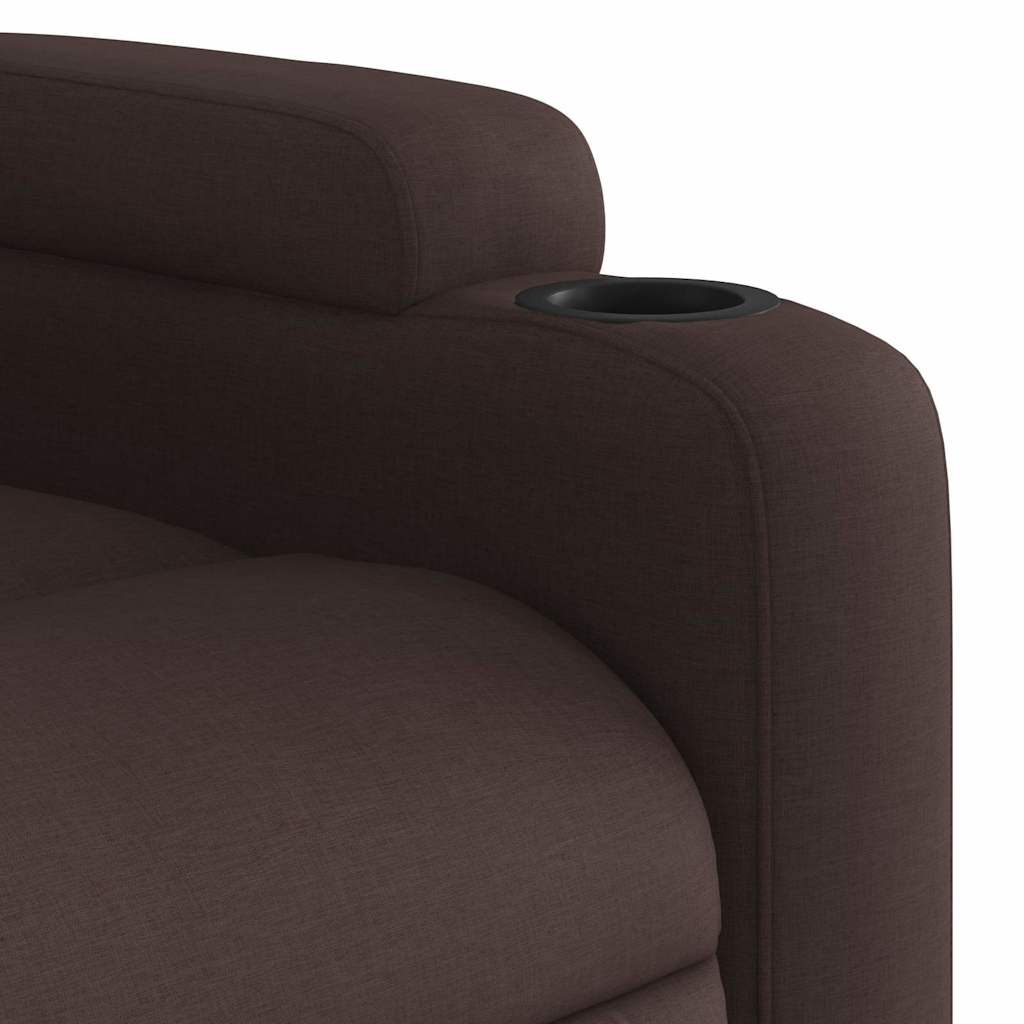 Relaxsessel Elektrisch Hellgrau Stoff