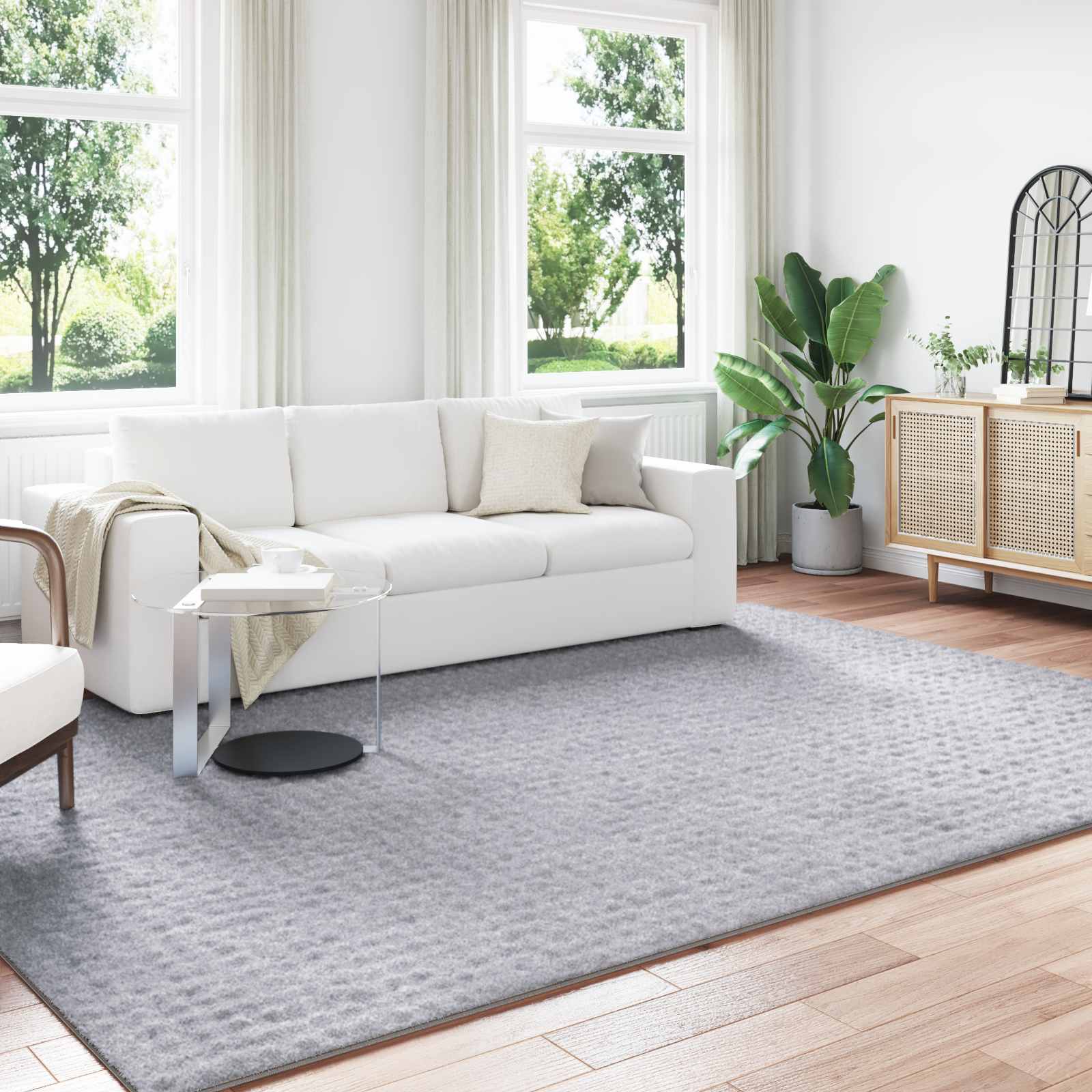 Bereichsteppiche Rechtwinklig SIROLO Creme 150 x 80 cm