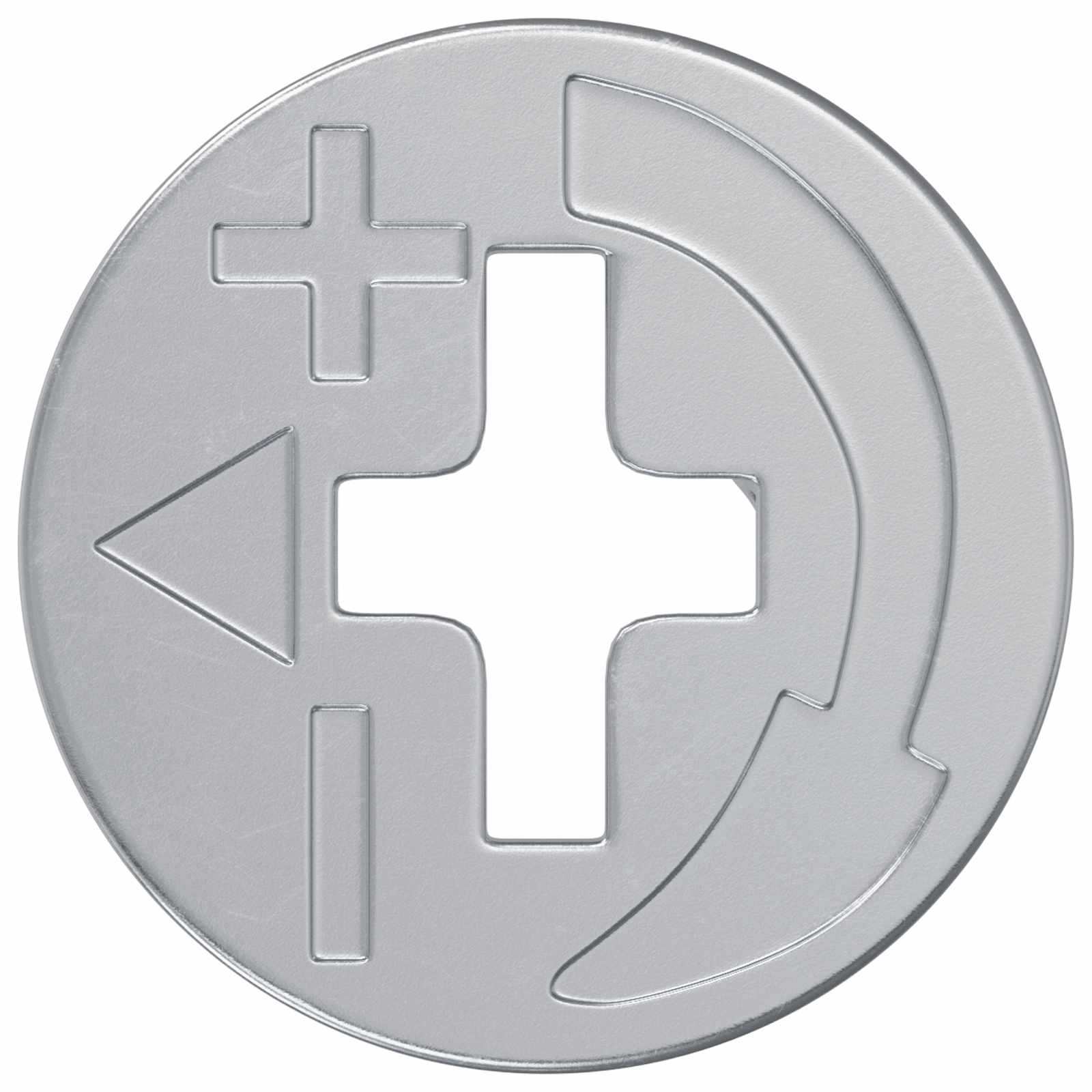 Zapfenschloss-Muttern 2 pcs Silber 12 x 10 mm Metall