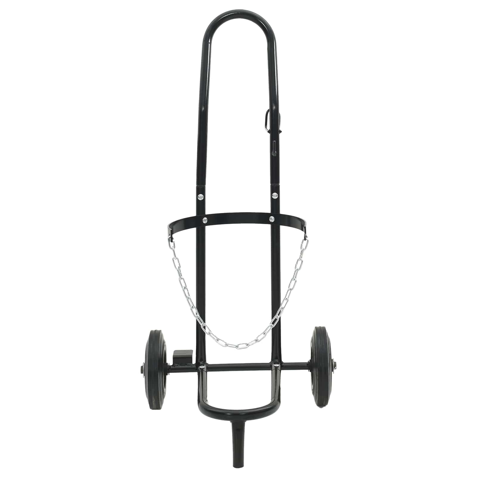 Handwagen Schwarz und Rot 49 x 49 x 101 cm Stahl