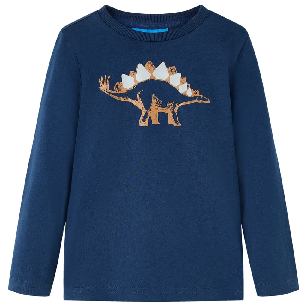 Kinder-Langarmshirt Dunkelrot 116