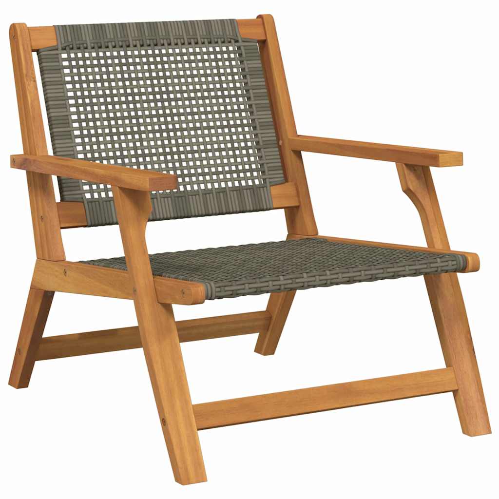gartenmöbel Schwarz 122 x 78 x 73 cm Massivholz Akazie