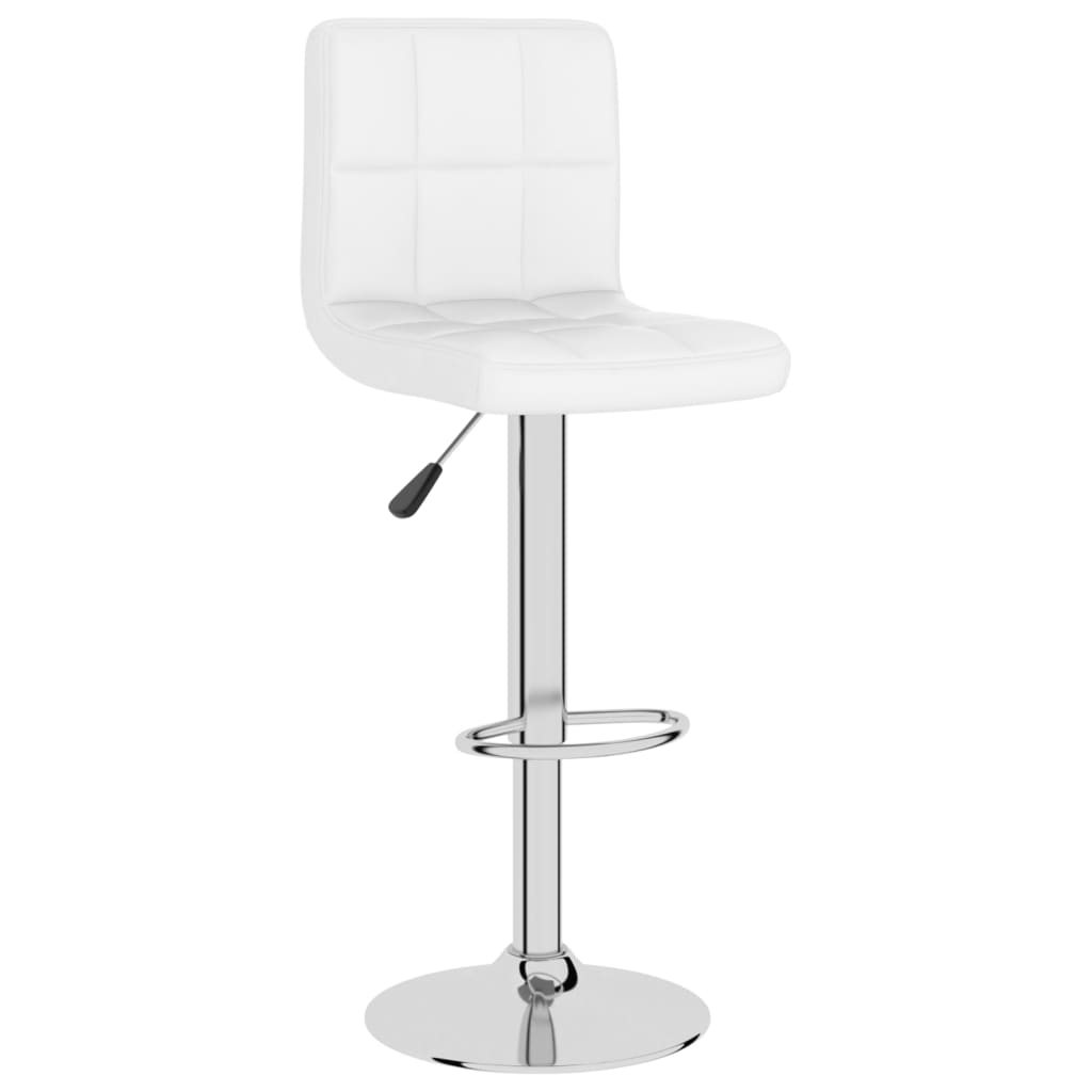 Barhocker 2 Stk. Weinrot Kunstleder