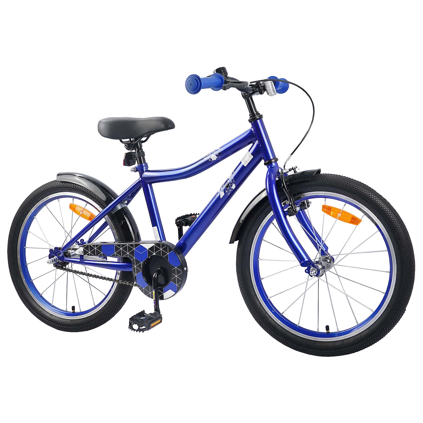 Kinderfahrrad 12 Zoll für 2-4 Jahre alt Schwarz