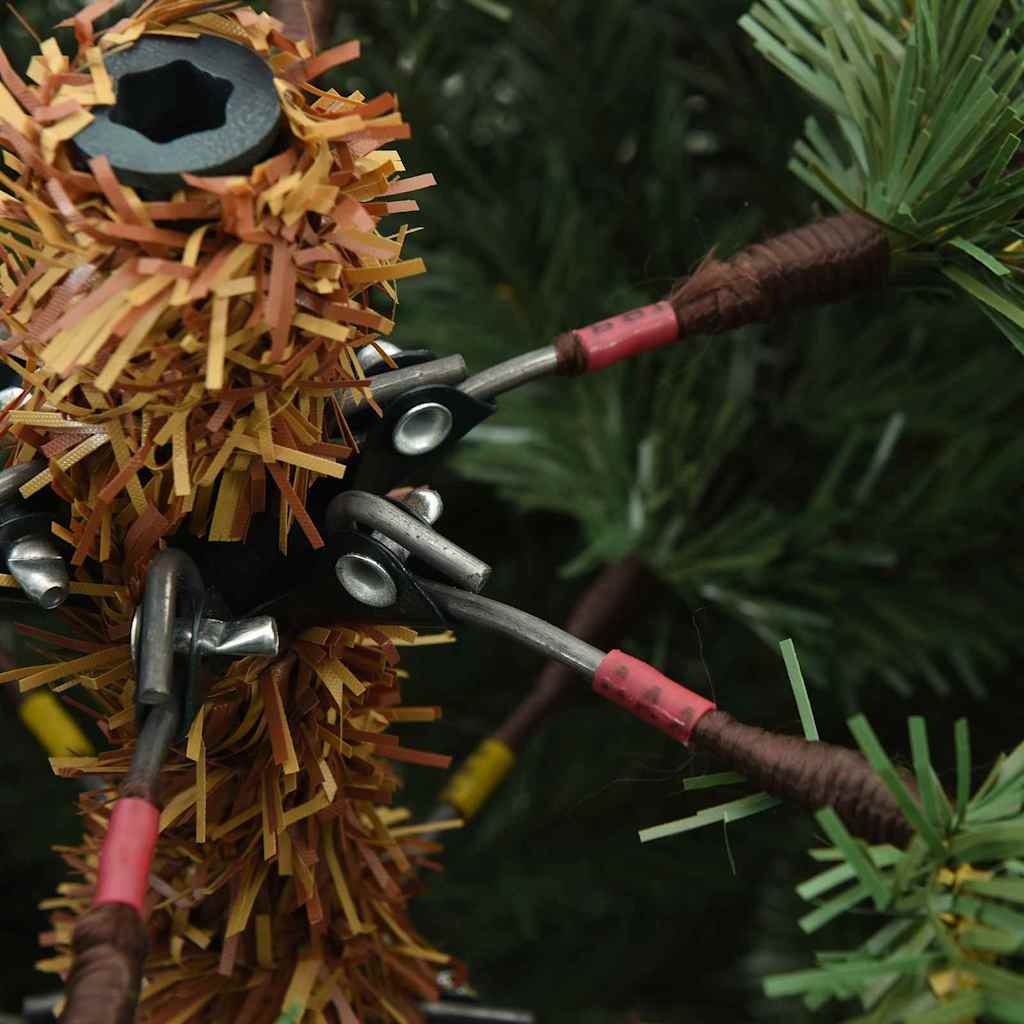 Künstlicher klappbarer Weihnachtsbaum Grün 150 cm PVC, Stahl